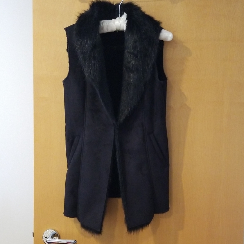J. McLaughlin Shawnee Faux Sherling Vest